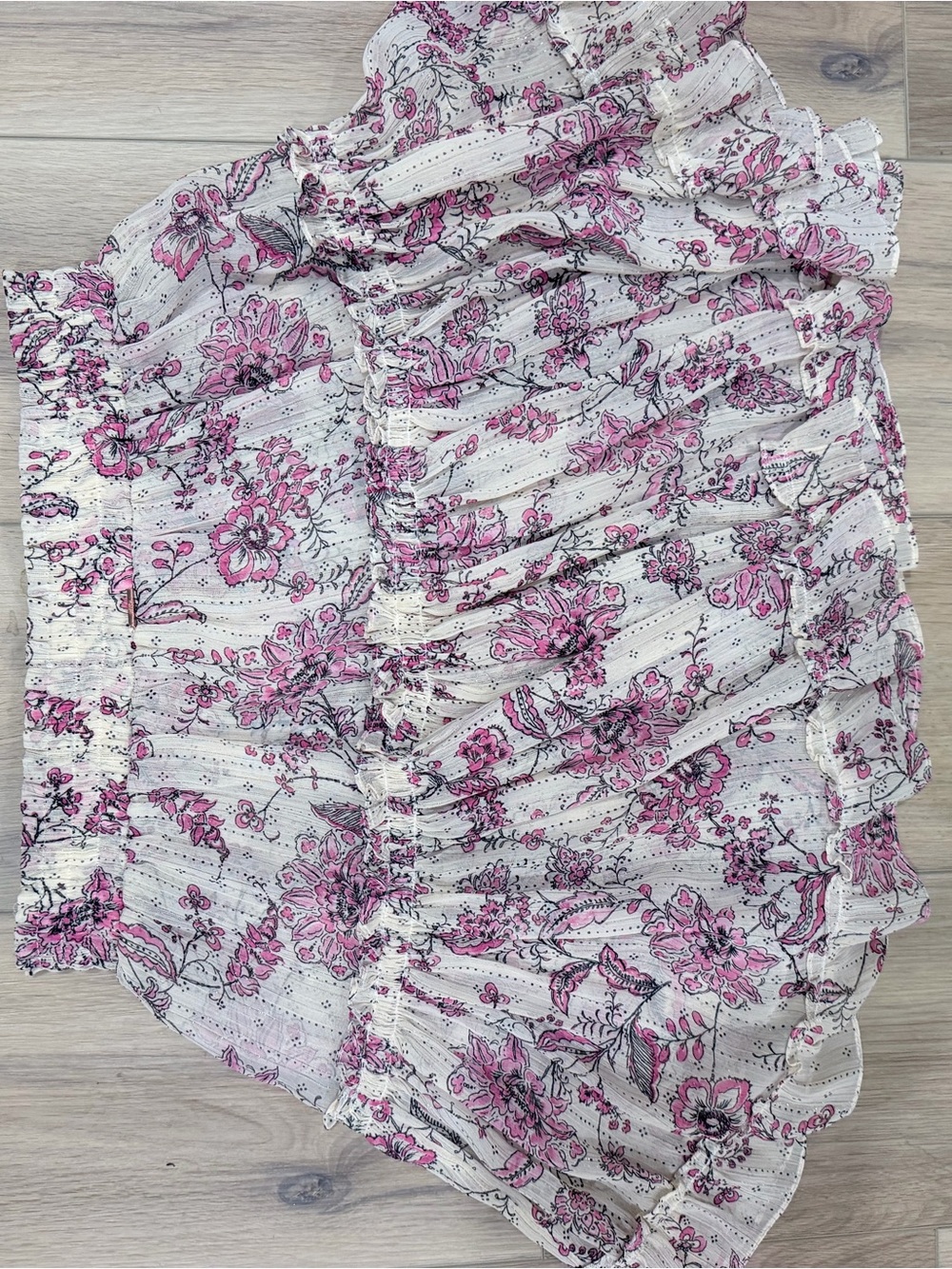MISA Los Angeles Marion mini skirt in siena floral - Picture 5 of 5